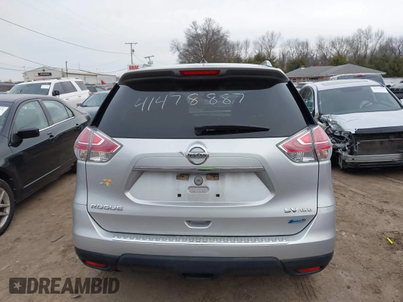2014 Nissan Rogue S with VIN 5N1AT2MV3EC767324, listed as a IAAI auction lot 41478887 with 115,594 mi miles. Bid and sale history available at carsss.com. Image 15.