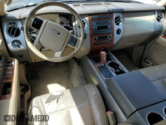 2010 Ford Expedition Eddie Bauer with VIN 1FMJU1H58AEB58066, listed as a Copart auction lot 55818855 with 292,426 mi miles and Salvage title. Bid and sale history available at DreamBid. Image 8.