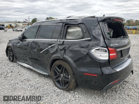 2018 Mercedes-Benz GLS with VIN 4JGDF7DE4JB159233, listed as a Copart auction lot 49883295 with 76,040 mi miles and Salvage Title. Bid and sale history available at carsss.com. Image 2.
