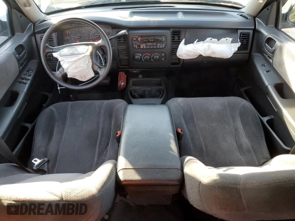 2004 Dodge Dakota Sport with VIN 1D7HL38N44S573883, listed as a Copart auction lot 74955984 with 165,510 mi miles and Salvage Title. Bid and sale history available at carsss.com. Image 8.