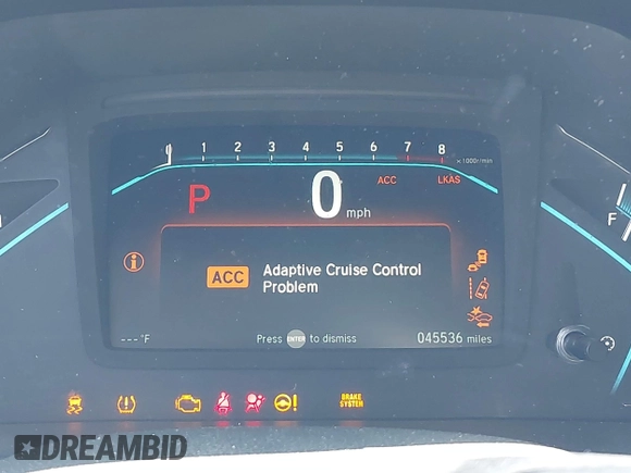 2018 Honda Odyssey Elite with VIN 5FNRL6H90JB024046, listed as a IAAI auction lot 42020880 with 45,536 mi miles. Bid and sale history available at carsss.com. Image 7.