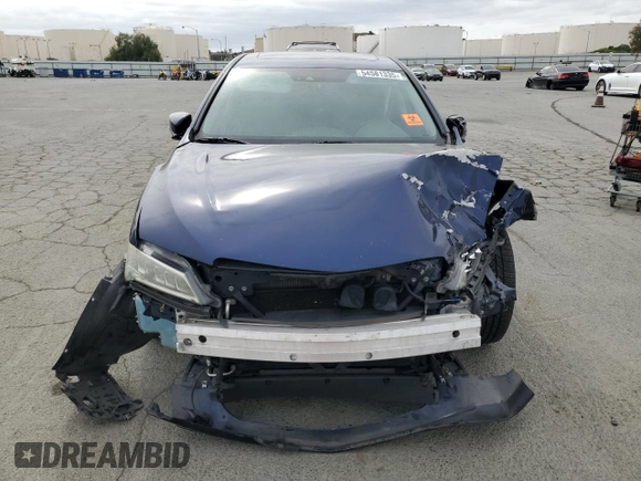 2015 Acura TLX Technology with VIN 19UUB2F51FA019378, listed as a Copart auction lot 54581335 with 91,899 mi miles and Salvage title. Bid and sale history available at DreamBid. Image 5.