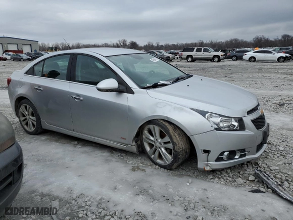2012 Chevrolet Cruze LTZ with VIN 1G1PH5SC4C7386258, listed as a Copart auction lot 42266475 with 131,817 mi miles and Salvage Title. Bid and sale history available at carsss.com. Image 4.