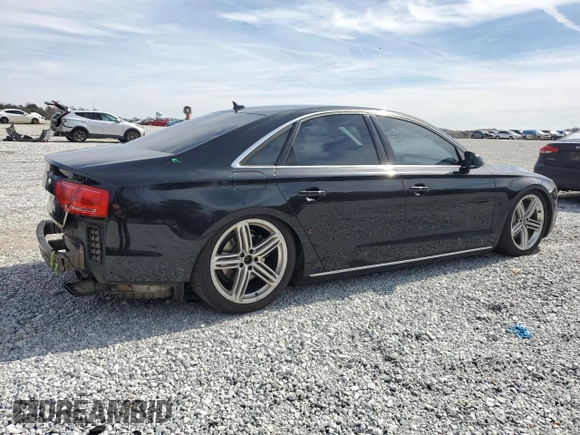 2013 Audi A8 3.0L с VIN WAUAGAFDXDN003929, выставлен на аукционе Copart как лот 44928465 с пробегом 186 921 миль миль и Списание • Salvage title. История ставок и продаж доступна на DreamBid. Изображение 3.