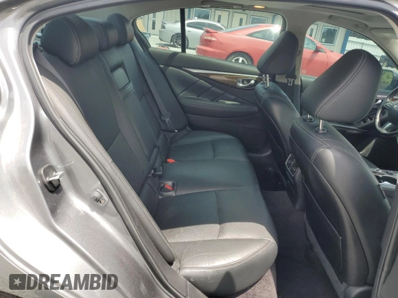 2014 Infiniti Q50 Sport with VIN JN1BV7AR4EM702521, listed as a Copart auction lot 61017205 with 61,317 mi miles and Salvage title. Bid and sale history available at DreamBid. Image 10.