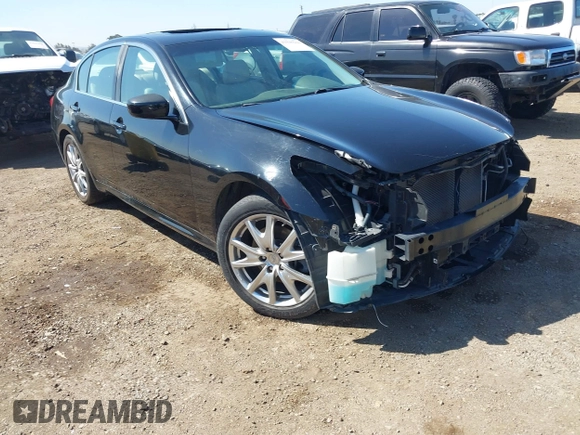 2010 Infiniti G37 x with VIN JN1CV6AR3AM455260, listed as a IAAI auction lot 41846206 with 124,725 mi miles. Bid and sale history available at carsss.com. Image 1.