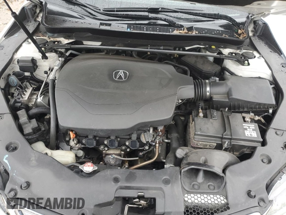 2015 Acura TLX V6 Tech with VIN 19UUB2F57FA024374, listed as a Copart auction lot 45148025 with 128,945 mi miles and Salvage Title. Bid and sale history available at carsss.com. Image 12.