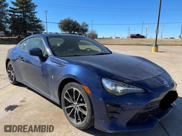 2017 Toyota 86 with VIN JF1ZNAA12H9705708, listed as a Copart auction lot 42773725 with 0 mi miles and Clean Title. Bid and sale history available at carsss.com. Image 1.