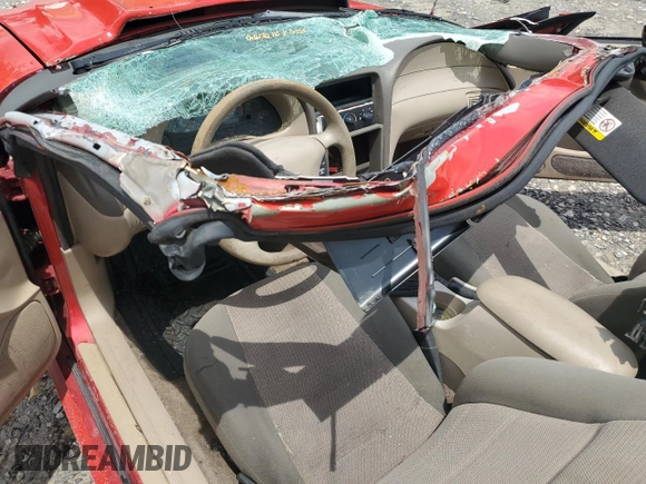 2002 Ford Mustang Deluxe with VIN 1FAFP44472F213589, listed as a Copart auction lot 60810725 with Not provided miles and Salvage title. Bid and sale history available at DreamBid. Image 8.