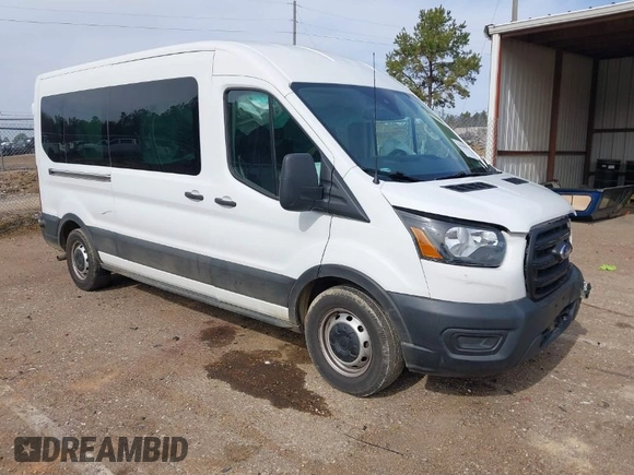 2020 Ford Transit Passenger XL with VIN 1FBAX2C83LKB73618, listed as a IAAI auction lot 41454898 with 46,327 mi miles and . Bid and sale history available at DreamBid. Image 1.