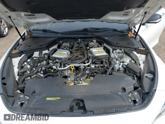 2017 Infiniti Q60 Red Sport 400 with VIN JN1FV7EK6HM610863, listed as a IAAI auction lot 40101142 with 52,406 mi miles and . Bid and sale history available at carsss.com. Image 10.