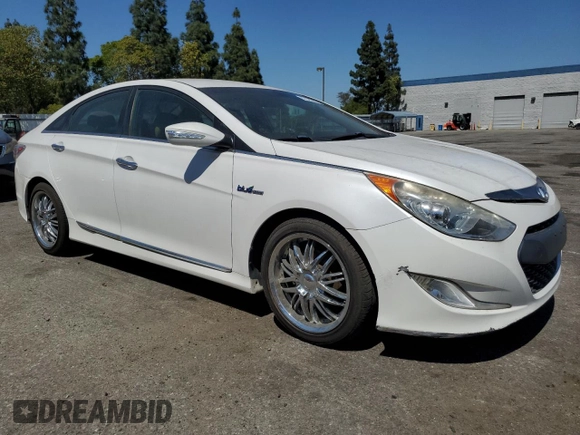 2012 Hyundai Sonata Hybrid with VIN KMHEC4A46CA042480, listed as a Copart auction lot 57020815 with 127,032 mi miles and Clean title. Bid and sale history available at DreamBid. Image 4.