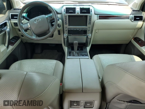 2012 Lexus GX 460 with VIN JTJBM7FX9C5036817, listed as a Copart auction lot 57619005 with 172,994 mi miles and Salvage title. Bid and sale history available at DreamBid. Image 8.