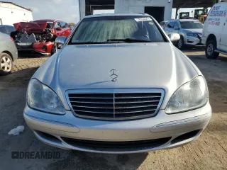 2003 Mercedes-Benz S-Class 4.3L with VIN WDBNG83J03A383925, listed as a Copart auction lot 78554844 with 0 mi miles and Salvage Title. Bid and sale history available at carsss.com. Image 5.