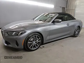 2025 BMW 4 Series 430i with VIN WBA33DB02SCS96792, listed as a Copart auction lot 49507665 with 9,494 mi miles and Clean Title. Bid and sale history available at carsss.com. Image 1.