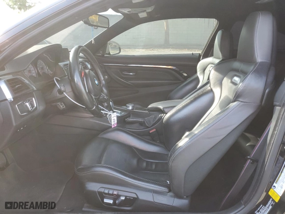 2017 BMW M4 with VIN WBS3R9C34HA014155, listed as a Copart auction lot 85607194 with NaN miles and Salvage Title. Bid and sale history available at carsss.com. Image 7.