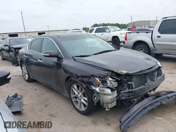 2010 Nissan Maxima 3.5 S with VIN 1N4AA5AP0AC868662, listed as a IAAI auction lot 41890697 with 160,105 mi miles. Bid and sale history available at carsss.com. Image 1.