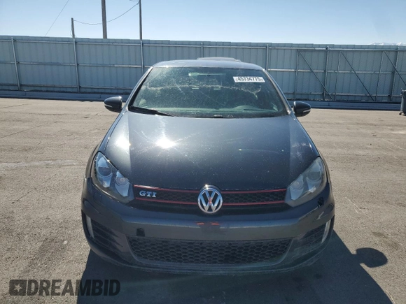 2012 Volkswagen GTI w/Sunroof & Navi PZEV with VIN WVWGD7AJXCW184013, listed as a Copart auction lot 45734775 with 107,007 mi miles and Salvage title. Bid and sale history available at DreamBid. Image 5.