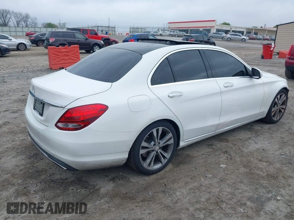 2015 Mercedes-Benz C 300 with VIN 55SWF4JB0FU085110, listed as a IAAI auction lot 41878764 with 115,326 mi miles and . Bid and sale history available at carsss.com. Image 4.