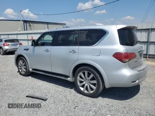 2012 Infiniti QX56 7-passenger with VIN JN8AZ2NE1C9016805, listed as a Copart auction lot 62344665 with 234,231 mi miles and Clean title. Bid and sale history available at DreamBid. Image 2.
