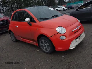 2013 FIAT 500e with VIN 3C3CFFGE6DT727639, listed as a IAAI auction lot 41249805 with 113,538 mi miles. Bid and sale history available at carsss.com. Image 1.