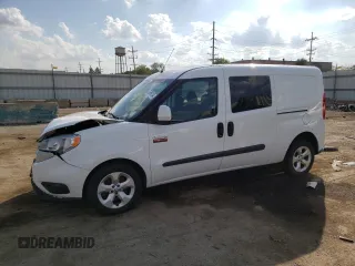 2019 Ram ProMaster City Cargo Tradesman SLT with VIN ZFBHRFBB1K6P07251, listed as a Copart auction lot 72589134 with 131,893 mi miles and Salvage Title. Bid and sale history available at carsss.com. Image 1.