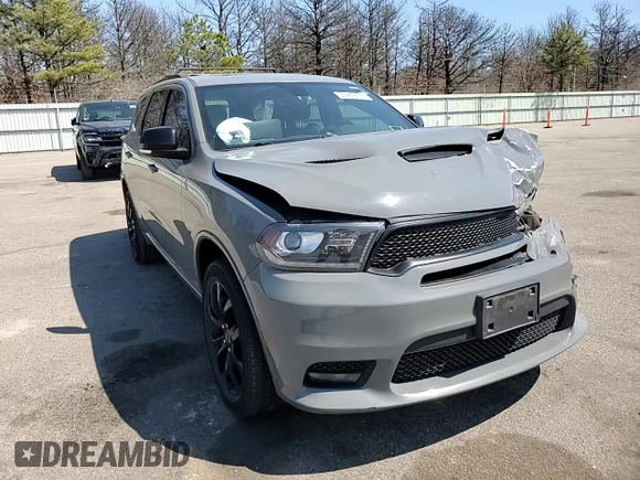 2019 Dodge Durango GT Plus with VIN 1C4RDJDG9KC754878, listed as a Copart auction lot 53489095 with 95,223 mi miles and Salvage Title. Bid and sale history available at DreamBid. Image 14.