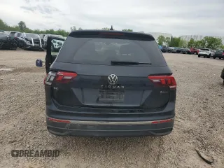 2022 Volkswagen Tiguan SE with VIN 3VV2B7AX4NM152179, listed as a Copart auction lot 58522255 with 44,773 mi miles and Salvage title. Bid and sale history available at DreamBid. Image 6.