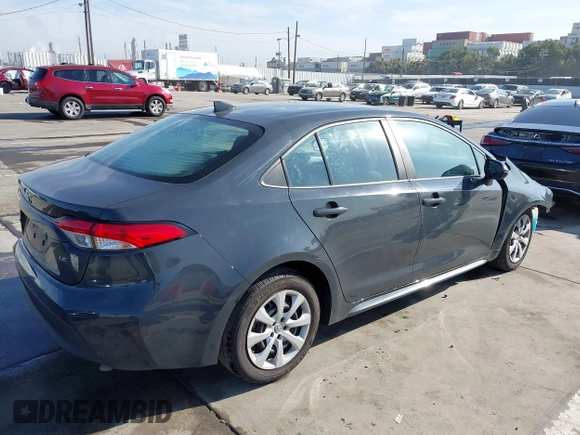 2023 Toyota Corolla LE with VIN 5YFB4MDE5PP014910, listed as a IAAI auction lot 41860905 with 40,517 mi miles. Bid and sale history available at carsss.com. Image 4.