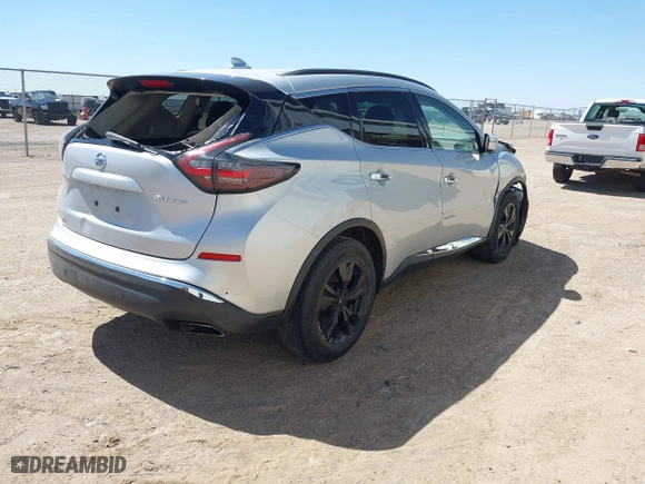 2020 Nissan Murano SV with VIN 5N1AZ2BS2LN104917, listed as a IAAI auction lot 41548553 with 148,142 mi miles. Bid and sale history available at carsss.com. Image 4.