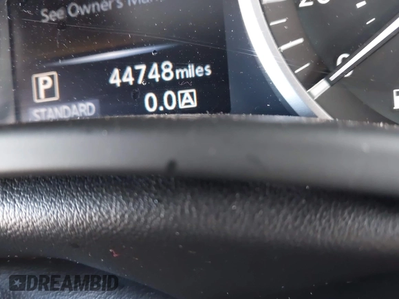 2018 Infiniti Q50 3.0t SPORT with VIN JN1EV7AR0JM430069, listed as a IAAI auction lot 41386106 with 44,748 mi miles. Bid and sale history available at carsss.com. Image 16.