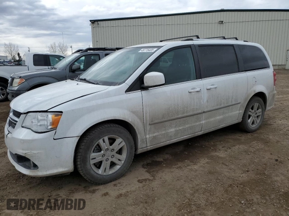 2017 Dodge Grand Caravan Crew Plus with VIN 2C4RDGDG5HR630240, listed as a Copart auction lot 49776485 with 194,014 mi miles and Salvage Title. Bid and sale history available at DreamBid. Image 1.
