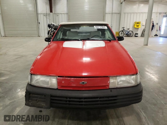 1991 Chevrolet Cavalier with VIN 1G1JC34T3M7245754, listed as a Copart auction lot 80212984 with 138,633 mi miles and Clean Title. Bid and sale history available at DreamBid. Image 5.