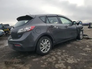 2013 Mazda 3 i Grand Touring with VIN JM1BL1MP6D1724160, listed as a Copart auction lot 46107525 with Not provided miles and Salvage title. Bid and sale history available at DreamBid. Image 3.