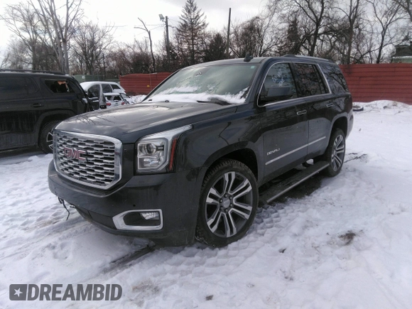 2020 GMC Yukon Denali with VIN 1GKS2CKJ6LR138351, listed as a IAAI auction lot 41316462 with 107,489 mi miles. Bid and sale history available at carsss.com. Image 2.
