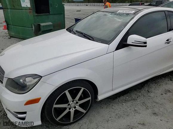 2015 Mercedes-Benz C-Class C 250 with VIN WDDGJ4HB4FG351444, listed as a Copart auction lot 51834965 with 76,841 mi miles and Salvage Title. Bid and sale history available at carsss.com. Image 11.