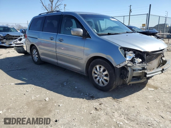 2010 Honda Odyssey EX-L with VIN 5FNRL3H69AB083889, listed as a Copart auction lot 49620105 with 0 mi miles and Salvage Title. Bid and sale history available at carsss.com. Image 4.