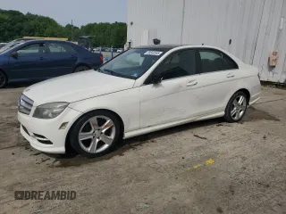 2011 Mercedes-Benz C 300 Sport with VIN WDDGF8BB8BR144216, listed as a Copart auction lot 58560505 with 122,074 mi miles and Salvage title. Bid and sale history available at DreamBid. Image 1.