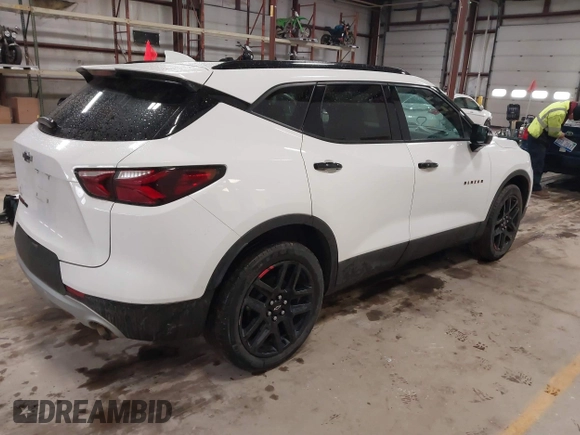 2022 Chevrolet Blazer LT with VIN 3GNKBJRS0NS180956, listed as a IAAI auction lot 41734343 with 66,226 mi miles and . Bid and sale history available at DreamBid. Image 4.