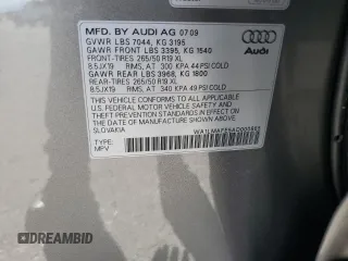 2010 Audi Q7 Premium Plus с VIN WA1LMAFE5AD000865, выставлен на аукционе Copart как лот 57722955 с пробегом 125 324 миль миль и Списание • Salvage title. История ставок и продаж доступна на DreamBid. Изображение 13.
