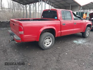 2002 Dodge Dakota Sport with VIN 1B7HG38N52S510495, listed as a IAAI auction lot 41694757 with 254,713 mi miles. Bid and sale history available at carsss.com. Image 4.