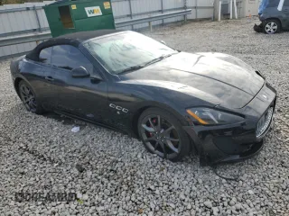 2014 Maserati GranTurismo Convertible Sport with VIN ZAM45VMAXE0088951, listed as a Copart auction lot 78580054 with 72,970 mi miles and Salvage Title. Bid and sale history available at carsss.com. Image 4.