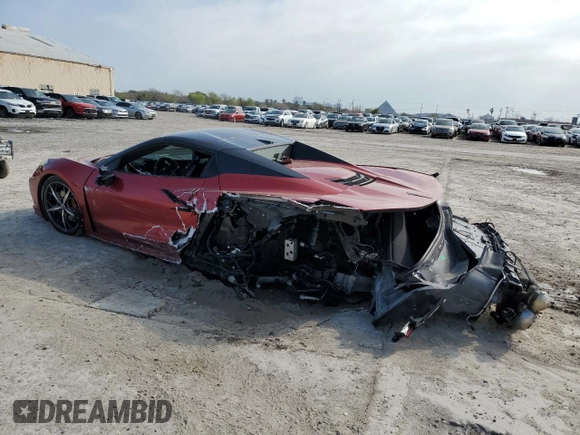 2021 Chevrolet Corvette 3LT with VIN 1G1YC3D45M5114571, listed as a Copart auction lot 43874384 with 0 mi miles. Bid and sale history available at carsss.com. Image 2.