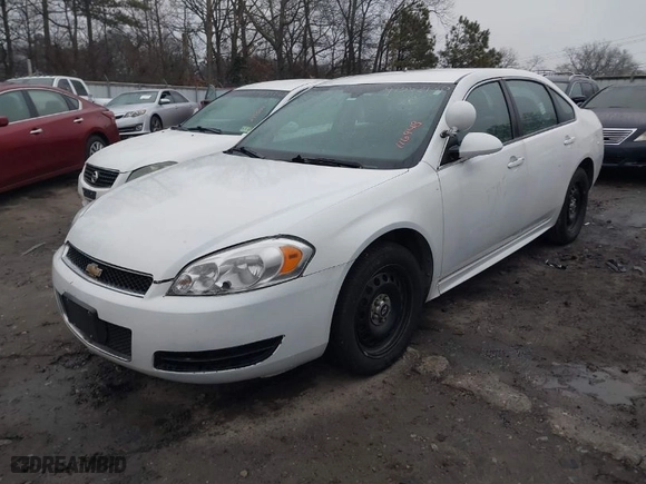 2016 Chevrolet Impala Limited Police Police with VIN 2G1WD5E39G1116948, listed as a IAAI auction lot 41552130 with NaN miles. Bid and sale history available at carsss.com. Image 2.