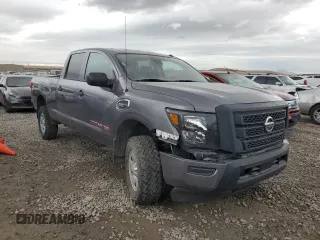 2021 Nissan Titan XD SV with VIN 1N6AA1FA7MN535646, listed as a Copart auction lot 83409614 with 56,211 mi miles and Salvage Title. Bid and sale history available at carsss.com. Image 4.