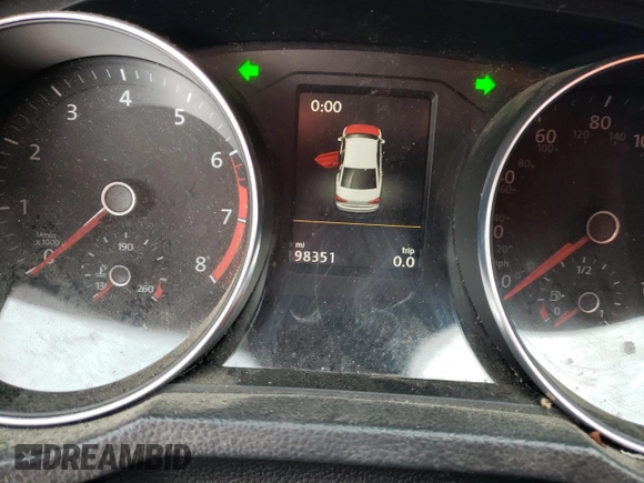 2018 Volkswagen Passat SE z VIN 1VWBA7A34JC016593, wystawiony jako Copart lot #86755894 z przebiegiem 98 351 mil mil oraz Szkoda całkowita • Salvage title. Historia ofert i sprzedaży dostępna na DreamBid. Obrazek 9.