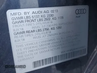 2013 Audi allroad Premium with VIN WA19FAFL6DA206947, listed as a Copart auction lot 71966754 with 116,617 mi miles and Salvage Title. Bid and sale history available at carsss.com. Image 13.