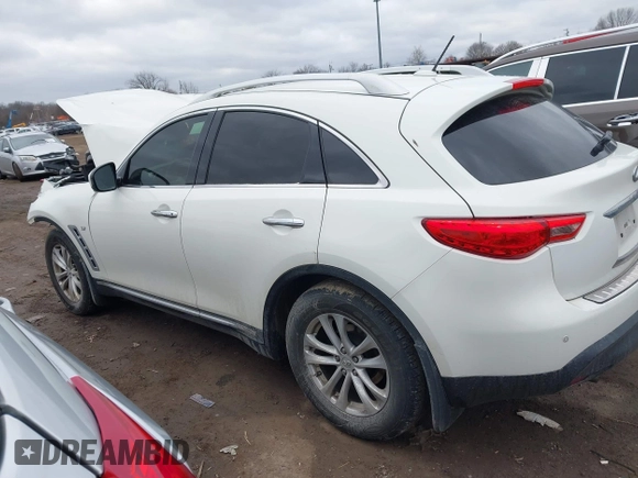 2016 Infiniti QX70 with VIN JN8CS1MW5GM400123, listed as a IAAI auction lot 41719086 with 35,171 mi miles and . Bid and sale history available at DreamBid. Image 15.