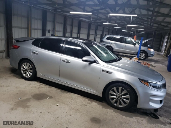 2016 Kia Optima EX with VIN 5XXGU4L30GG055170, listed as a Copart auction lot 51150275 with 109,097 mi miles and Salvage Title. Bid and sale history available at carsss.com. Image 4.
