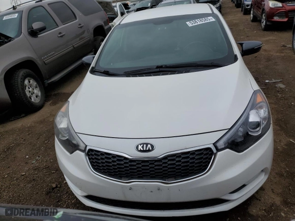 2016 Kia Forte EX with VIN KNAFX4A88G5530700, listed as a Copart auction lot 53818585 with 122,185 mi miles and Clean Title. Bid and sale history available at carsss.com. Image 5.